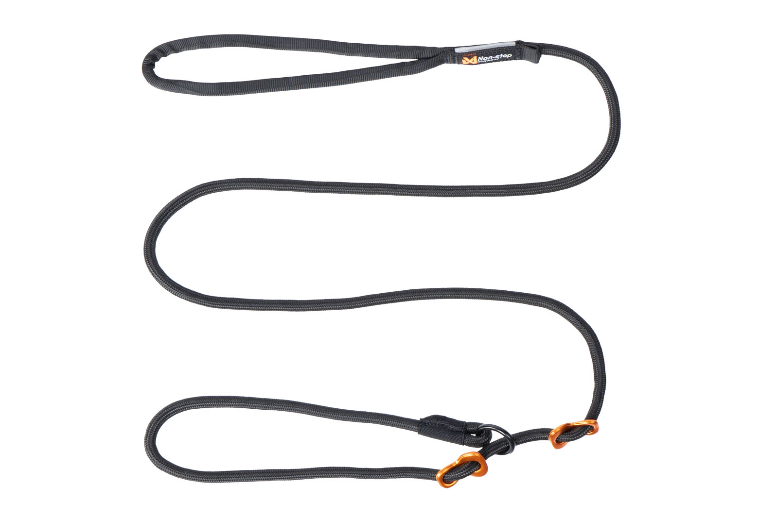 Non-Stop Dogwear Retriever Leash BLACK - 1.6m/8mm