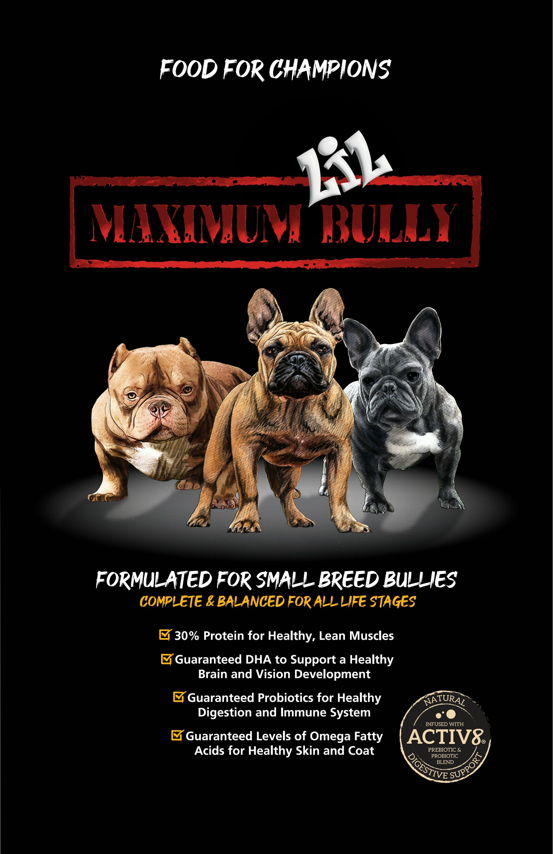 MAXIMUM BULLY DOG LIL BULLY 4LB