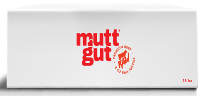 MUTT GUT DOG MICROBIOME BEEF RAW FROZEN 18LB