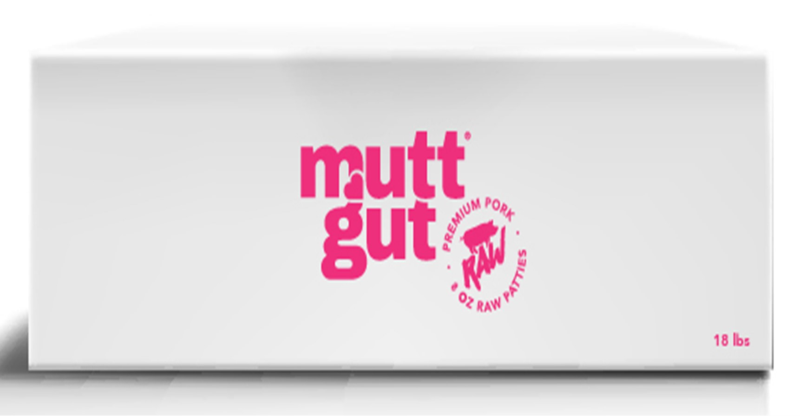 MUTT GUT DOG MICROBIOME PORK RAW FROZEN 18LB