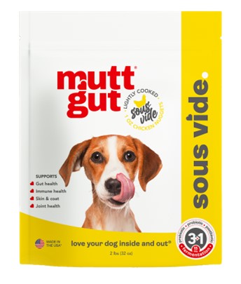 MUTT GUT DOG MICROBIOME LIGHTLY COOKED CHICKEN FROZEN 2LB