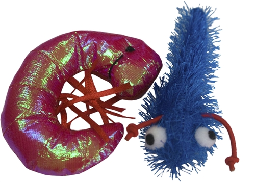 Shrimp n' Tadpole Catnip Toy