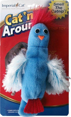 Blue Birdie Catnip Toy W/ Refill