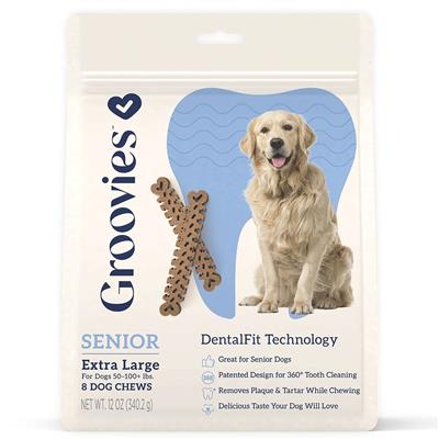 Senior Dog Dental Chews 12oz X-Large 8ct