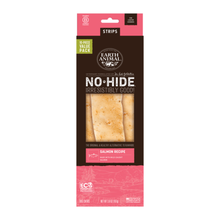 NO HIDE SALMON STRIPS VALUE PACK 10CT TREAT